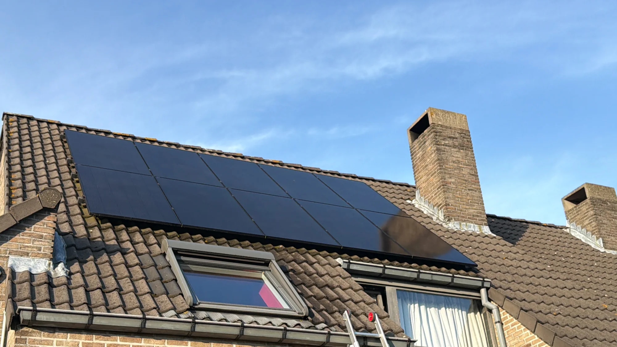 Zonnepanelen na professionele reiniging – realisatie 5