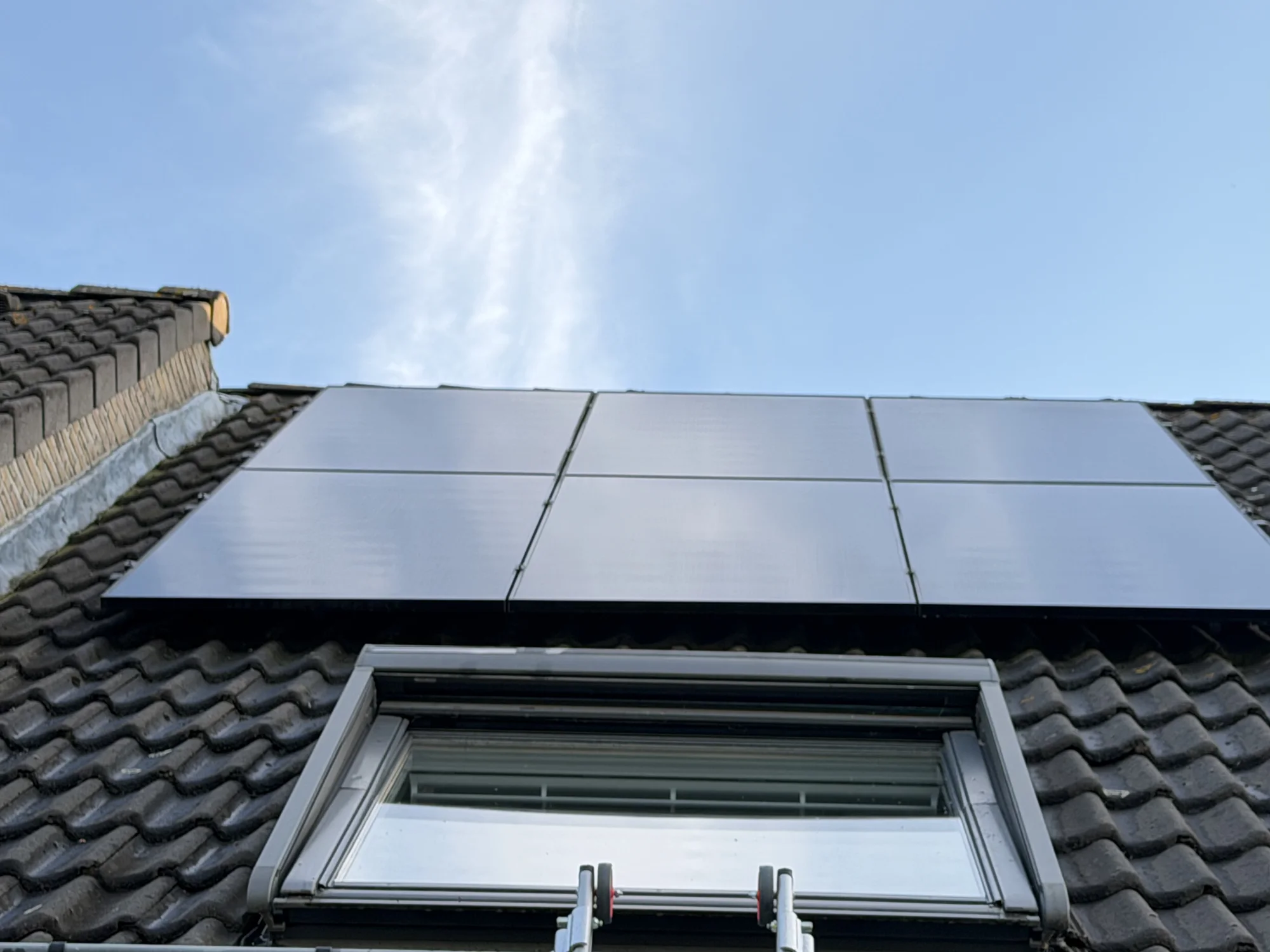 Zonnepanelen na professionele reiniging – realisatie 4